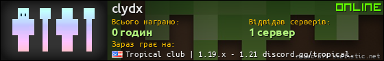 Юзербар 560x90 для clydx
