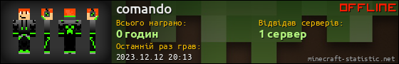 Юзербар 560x90 для comando