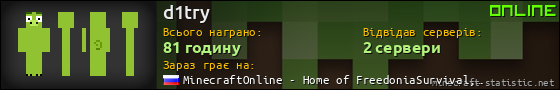Юзербар 560x90 для d1try