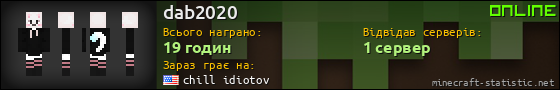 Юзербар 560x90 для dab2020