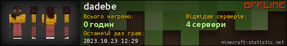 Юзербар 560x90 для dadebe