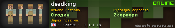 Юзербар 560x90 для deadking
