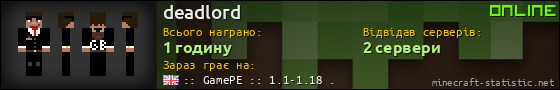 Юзербар 560x90 для deadlord