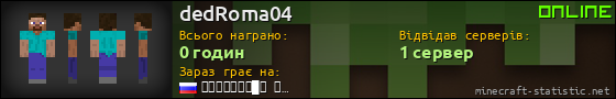 Юзербар 560x90 для dedRoma04