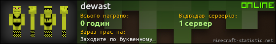 Юзербар 560x90 для dewast