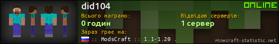 Юзербар 560x90 для did104