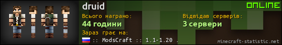 Юзербар 560x90 для druid