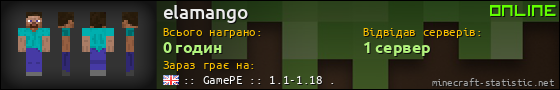 Юзербар 560x90 для elamango
