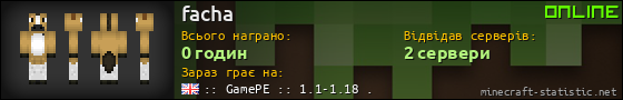 Юзербар 560x90 для facha