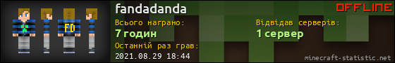 Юзербар 560x90 для fandadanda