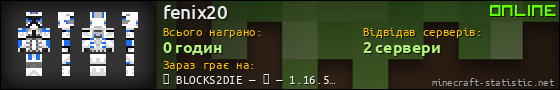 Юзербар 560x90 для fenix20