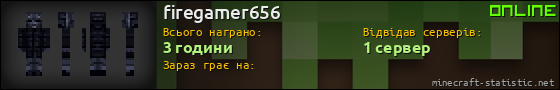 Юзербар 560x90 для firegamer656