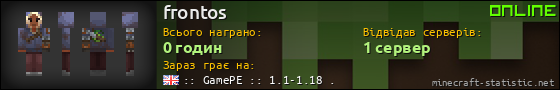 Юзербар 560x90 для frontos
