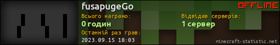 Юзербар 560x90 для fusapugeGo
