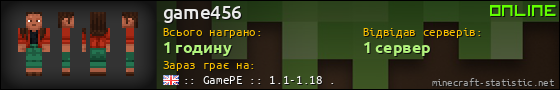 Юзербар 560x90 для game456