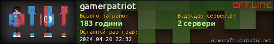 Юзербар 560x90 для gamerpatriot