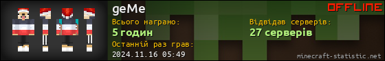 Юзербар 560x90 для geMe