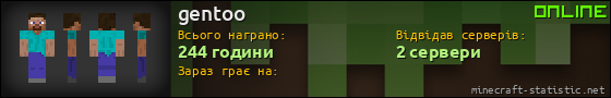 Юзербар 560x90 для gentoo