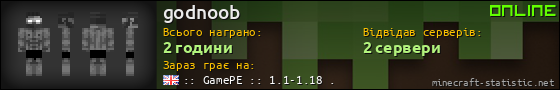Юзербар 560x90 для godnoob