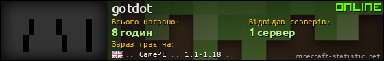 Юзербар 560x90 для gotdot