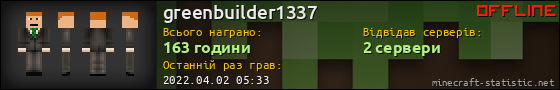 Юзербар 560x90 для greenbuilder1337