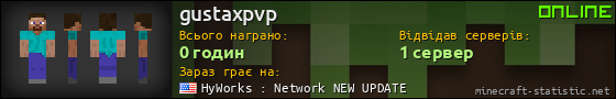 Юзербар 560x90 для gustaxpvp