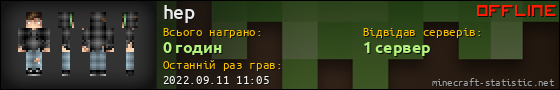 Юзербар 560x90 для hep