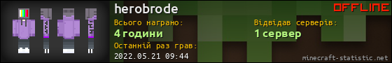 Юзербар 560x90 для herobrode