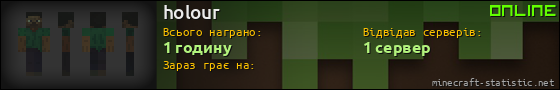 Юзербар 560x90 для holour