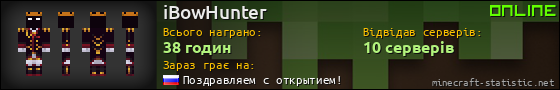 Юзербар 560x90 для iBowHunter