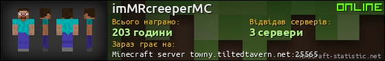 Юзербар 560x90 для imMRcreeperMC