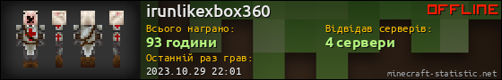 Юзербар 560x90 для irunlikexbox360