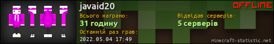 Юзербар 560x90 для javaid20