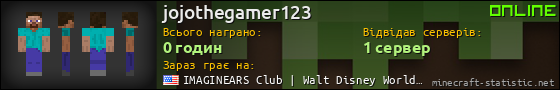 Юзербар 560x90 для jojothegamer123