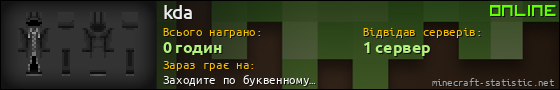 Юзербар 560x90 для kda