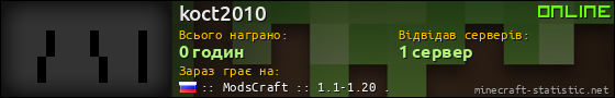 Юзербар 560x90 для koct2010