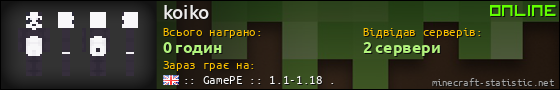 Юзербар 560x90 для koiko