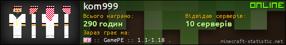 Юзербар 560x90 для kom999