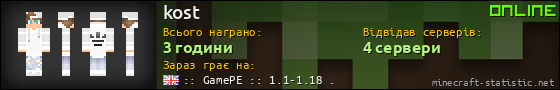Юзербар 560x90 для kost