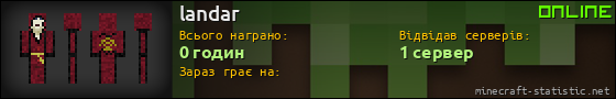 Юзербар 560x90 для landar