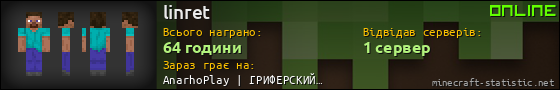 Юзербар 560x90 для linret