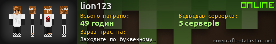 Юзербар 560x90 для lion123