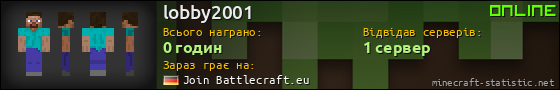 Юзербар 560x90 для lobby2001