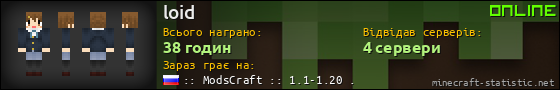 Юзербар 560x90 для loid