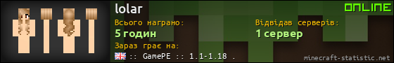 Юзербар 560x90 для lolar