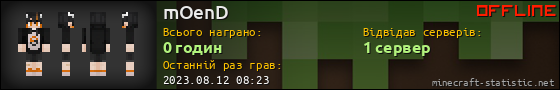 Юзербар 560x90 для mOenD