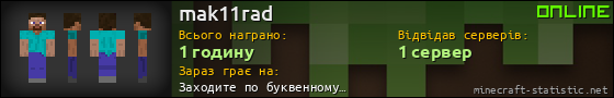 Юзербар 560x90 для mak11rad