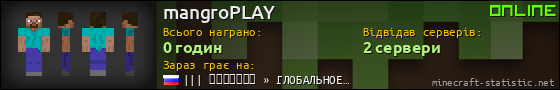 Юзербар 560x90 для mangroPLAY