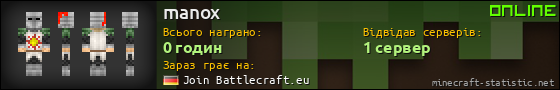 Юзербар 560x90 для manox