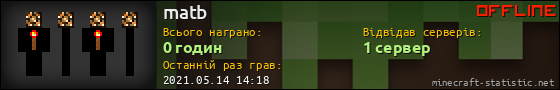Юзербар 560x90 для matb